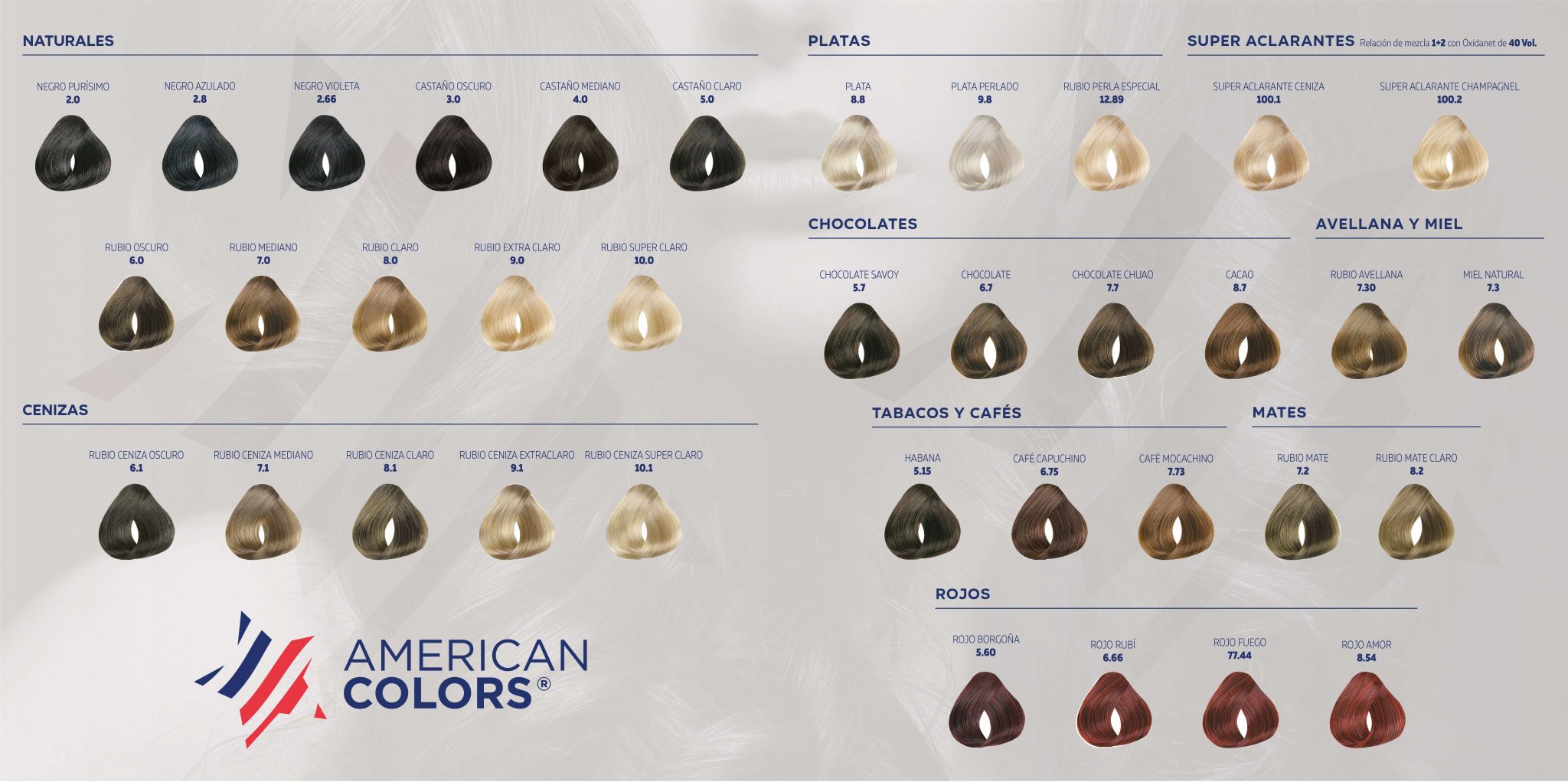 Carta de Color American Colors